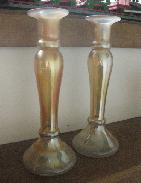 Carnival Iridescent Candlesticks