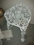 Grape Cast Iron Lawn Seat