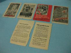  WW II Propaganda Flyers