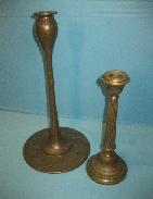 Art Nouveau Brass Candle Stick