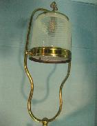 Opalescent Swirl Hanging Parlor Lamp