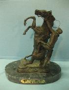 C.M. Russell Bronze Sculpture