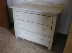 Painted Child's 3-Drawer Doll Dresser
