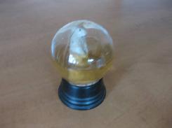 Polar Bear Snow Globe w/Bakelite Base
