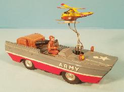 Army Tin Friction Amphibious Vehicle 