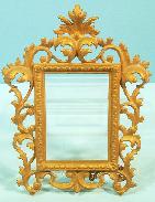 Victorian Ornate Cast Metal Picture Frames 