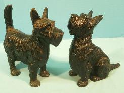 Scotty Dog Sitting Door Stop 