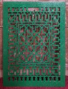 Cast Iron Deco Floor Grate 