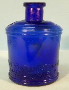 S.S. Stafford's Cobalt Ink Jar 