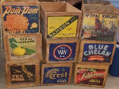 Advertisement Paper Label Fruit Crates