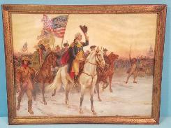 George Washington Colonial Lithograph 