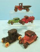 Dent Gasoline Truck & Black Coupe