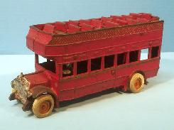 Arcade Cast Iron Double Decker Bus