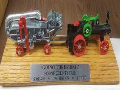 Boone County Fair Series 3 Going Threshing Display 