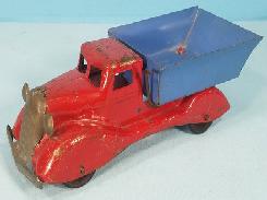 Wyandotte 1930's Pressed Steel Dump Truck
