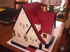 1930's Handcrafted Doll Wooden House