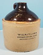 Salt Glaze Advertising Jug