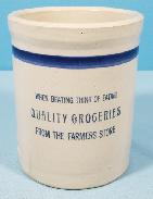 Farmers Store Blue Band Beater Jar