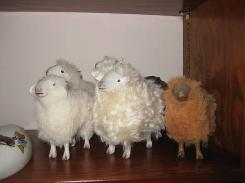 Mohair Ceramic Sheep