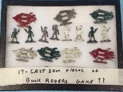 Buck Rogers Cast Metal Figures