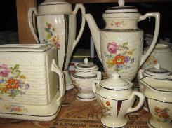 Porcelier Basket Weave Teapot 