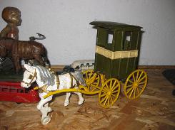 Cast Iron Horse & Buggy