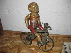 Unique Art Wind-Up Kiddie Tri-Cyclist