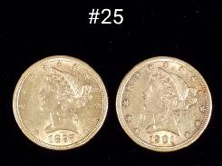    Five Dollar Gold Half Eagles