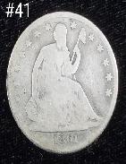 1861 Liberty Seated Half Dollar