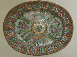 Imari Pierced Rim Plate 