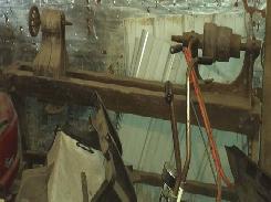 Early Wood Turning Lathe 