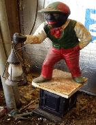   Cast Iron Jockey Outdoor Lamp Post 