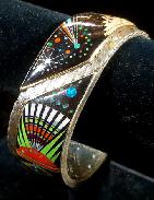 RG Signed Sterling Bracelet 