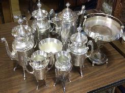 1854 Reed & Barton Silver Portrait & Engraved Service