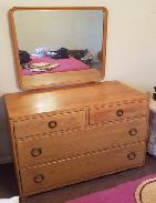 Pine Dresser and Chest Set