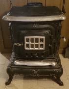 No. 24 Ornate Cast Iron Stove 