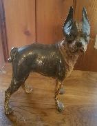 Boston Terrier Iron Door Stop 