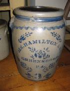 JAS. Hamilton & Co. 3 Gallon Salt Glaze Crock