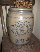 J. Hamilton & Co. 2 Gallon Salt Glaze Crock