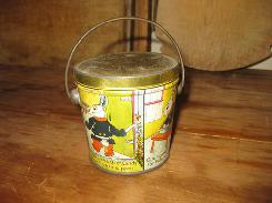 Lovell & Covel Co. Peter Rabbit Tin Litho Pail 