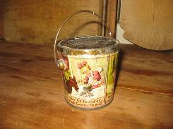 Lovell & Covel Hard Candies Little Red Riding Hood Tin Litho Pail 