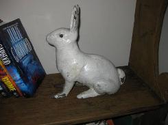 White Rabbit Cast Iron Door Stop 