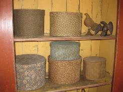 Wallpaper Hat Boxes 