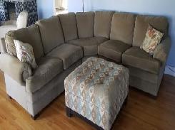 Walter E. Smithe Custom Microfiber Sectional 