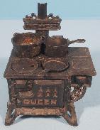 Charter Oak No. 30 Cast Iron Salesman Sample Kitchen Stove 