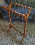 Mahogany Quilt Rack 