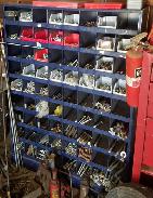 72 Place Blue Metal Shop Bolt Bin 
