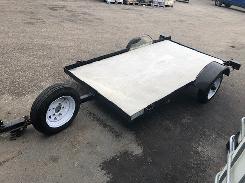  2009 Teske Single Axle Flat Utility Trailer