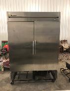 True Commercial Stainless 2-Door Refrigerator