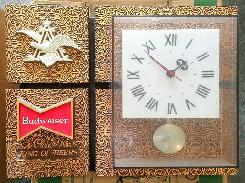 Budweiser Advertisement Clock 